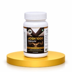 Josh 1000 Herbal Capsules for Men – Stamina, Energy & Vitality Booster (30 Capsules)