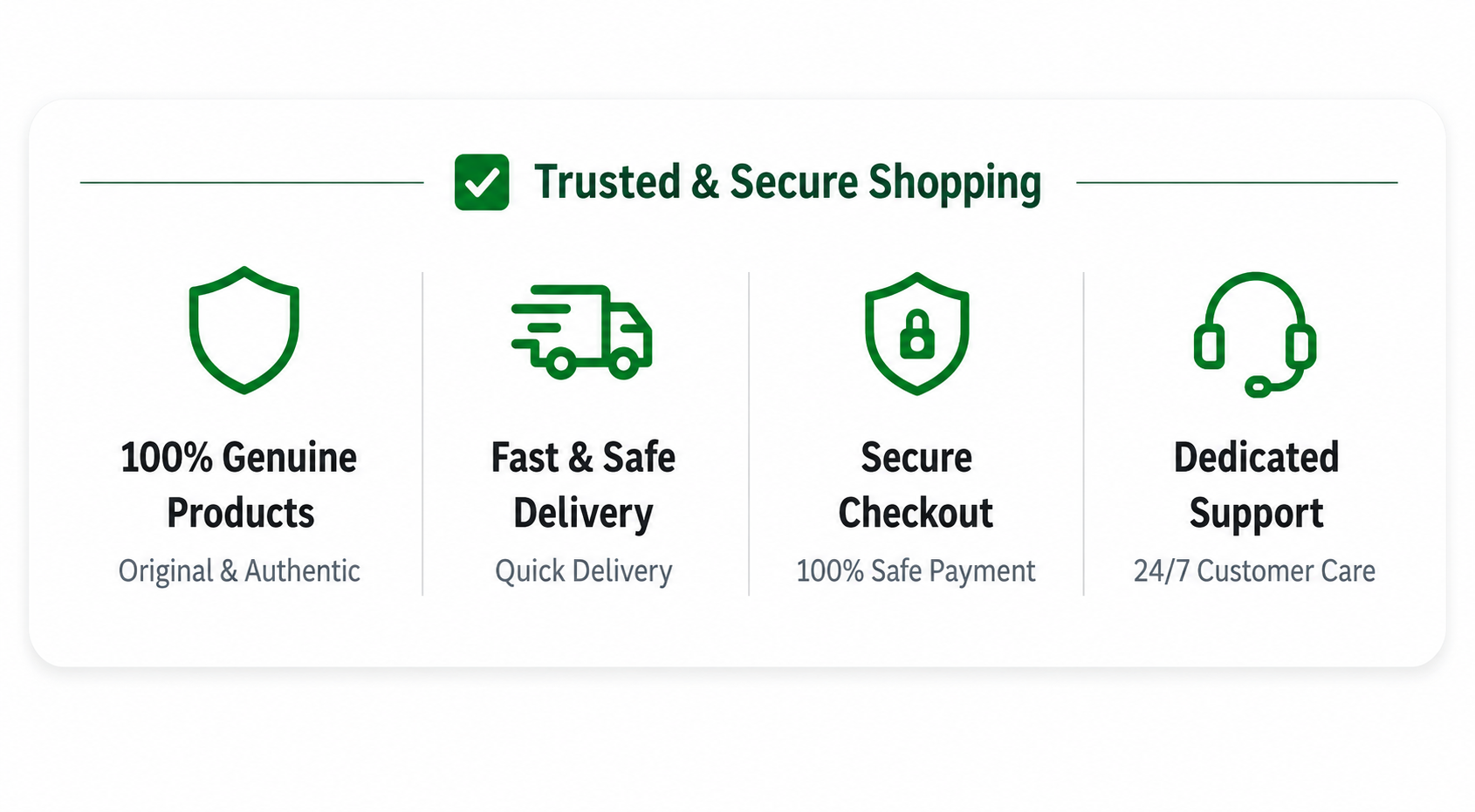 Trusted & Secure Shopping